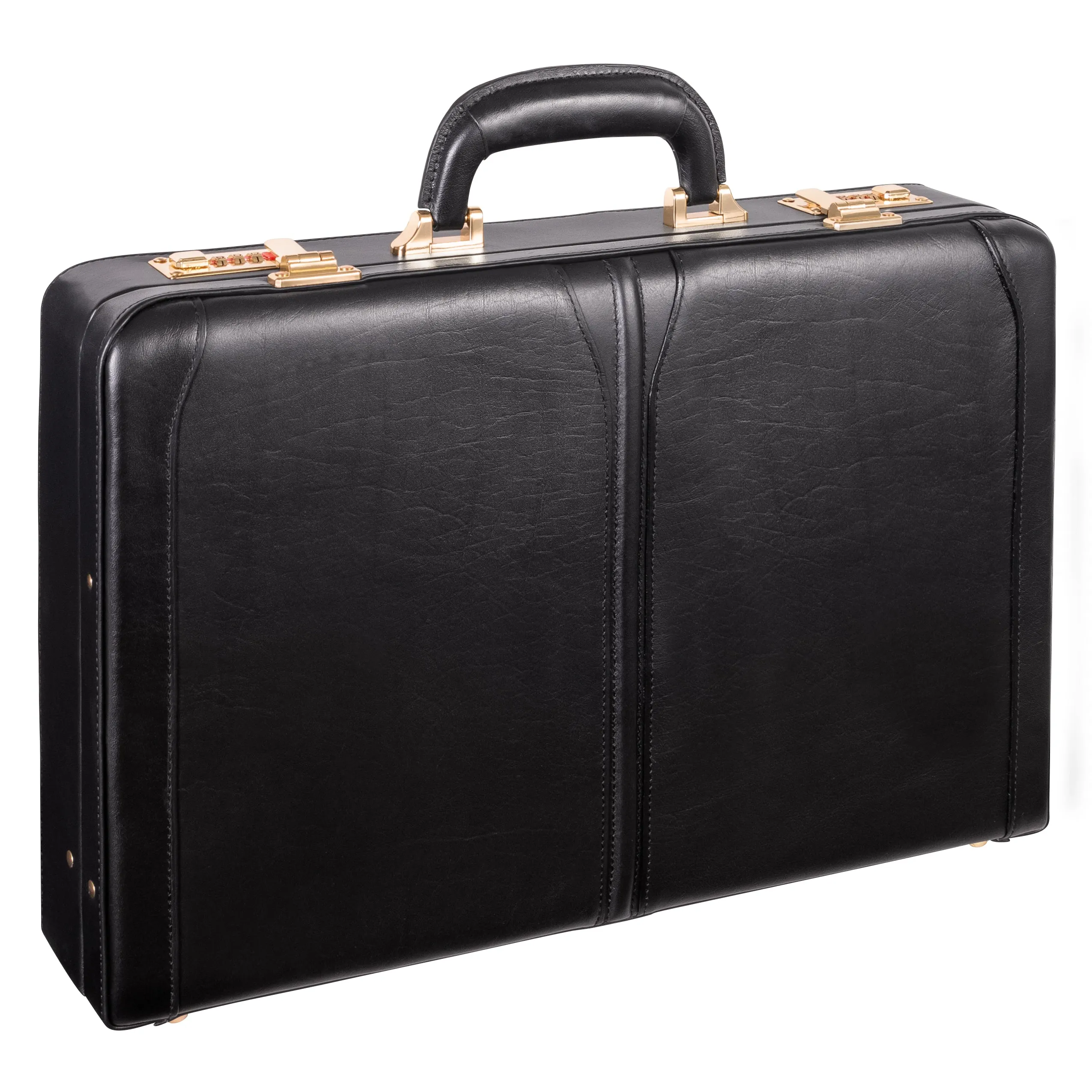 LAWSON | 4.25” Leather Attaché Briefcase