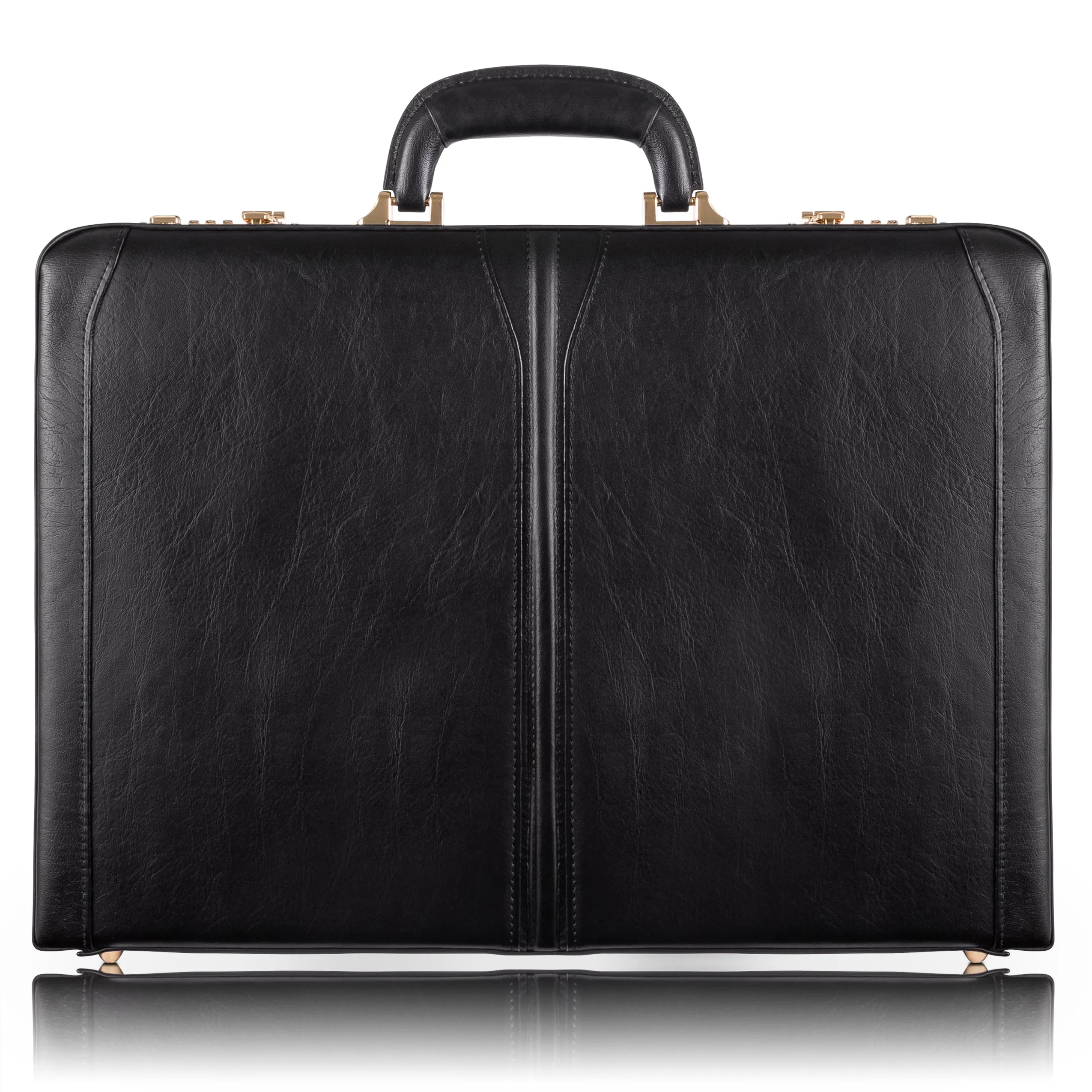 LAWSON | 4.25” Leather Attaché Briefcase