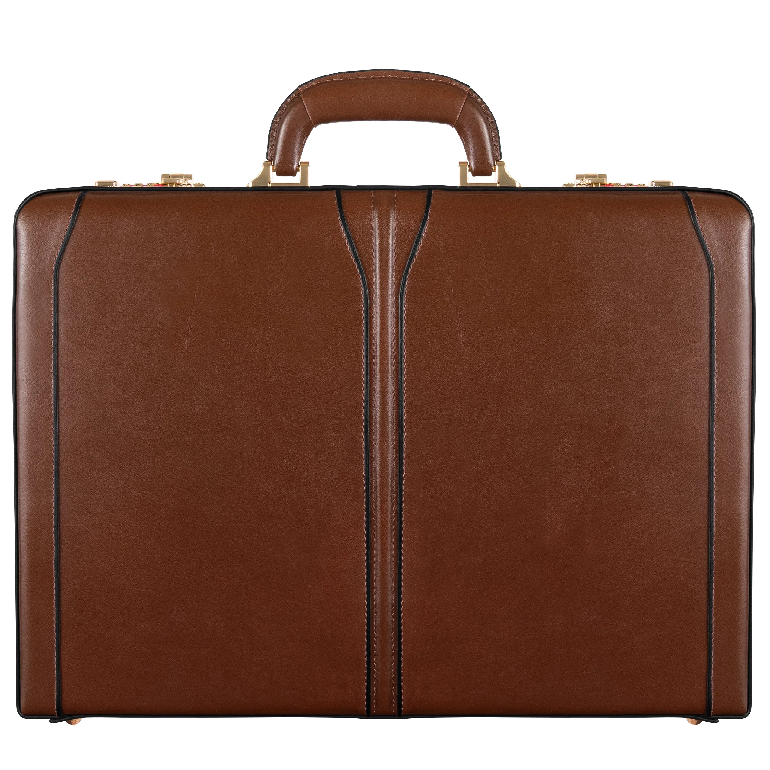 LAWSON | 4.25” Leather Attaché Briefcase