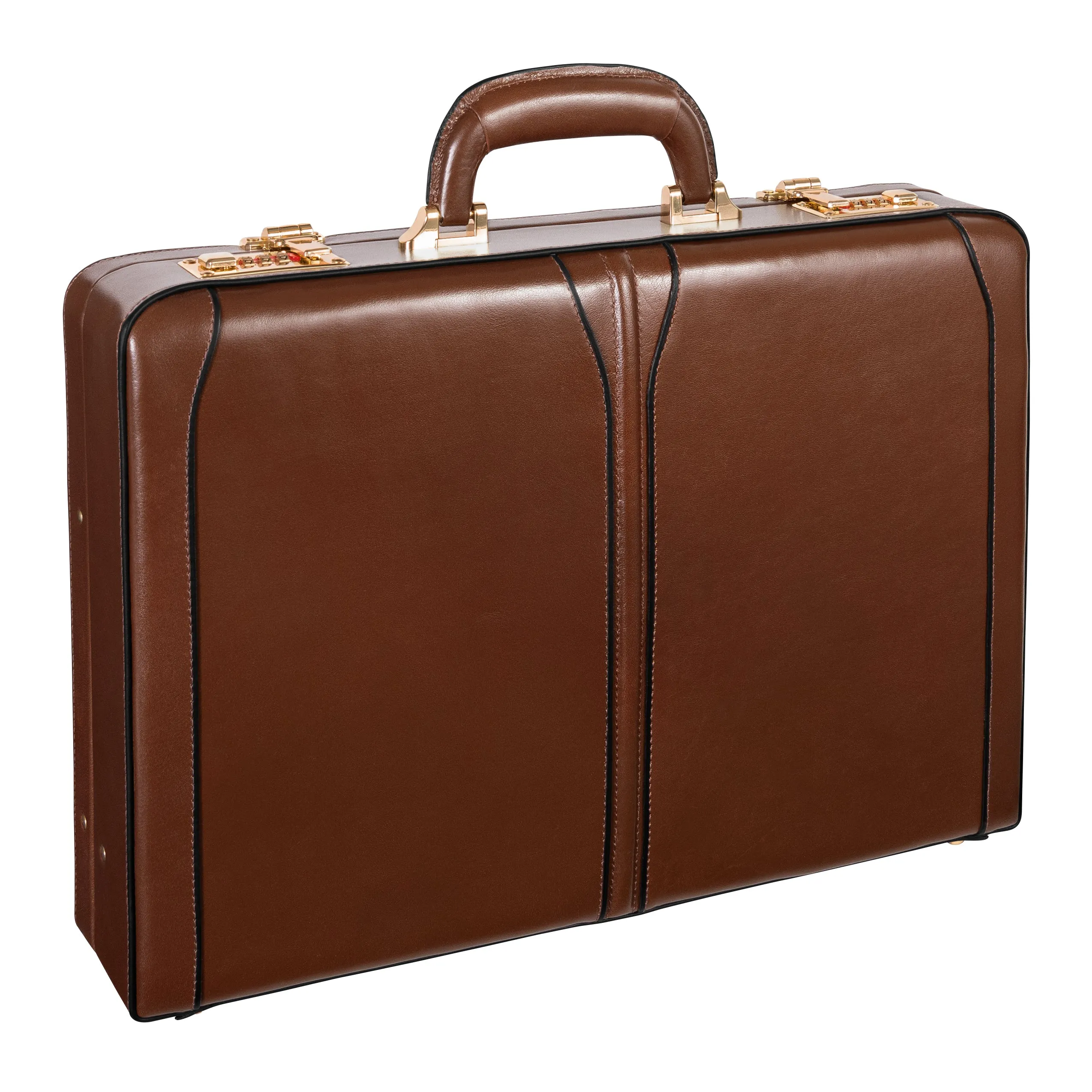 LAWSON | 4.25” Leather Attaché Briefcase