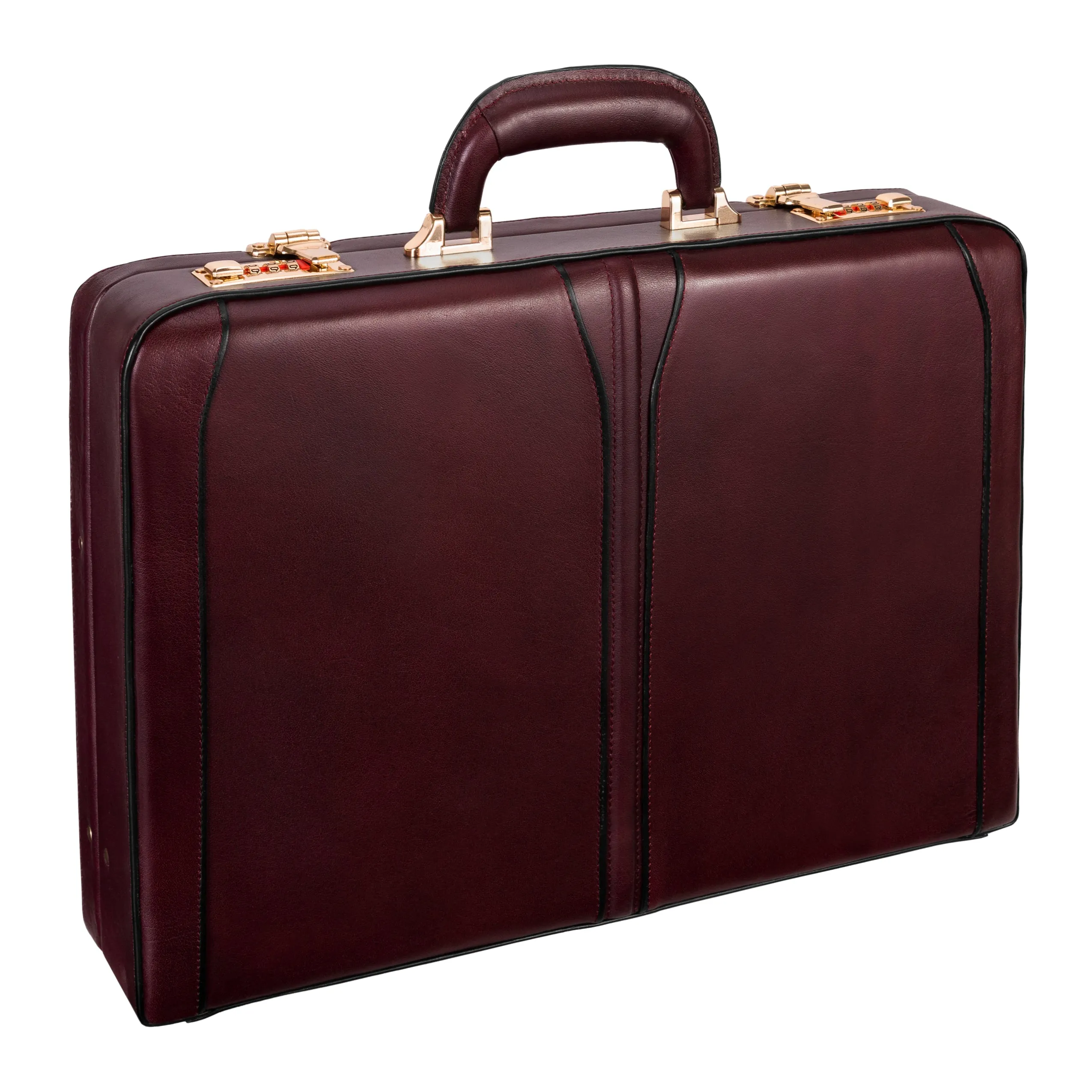 LAWSON | 4.25” Leather Attaché Briefcase