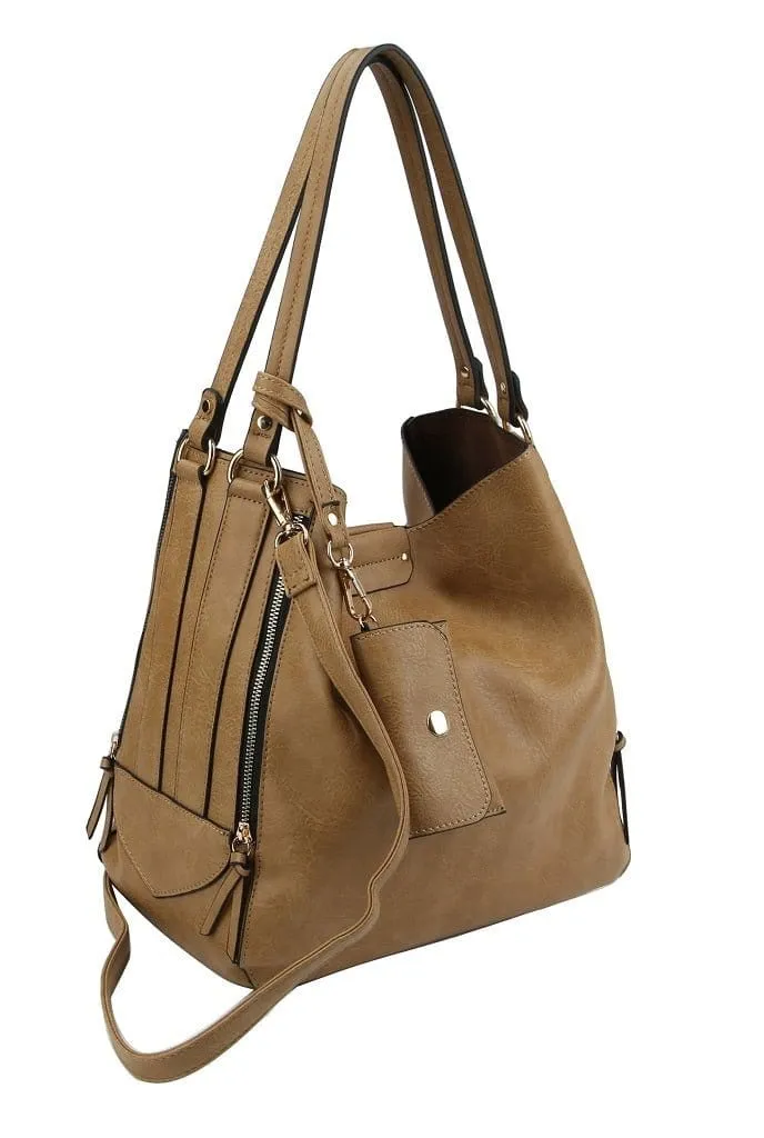 LD144-1 3-in-1 Hobo Shoulder Bag/Crossbody