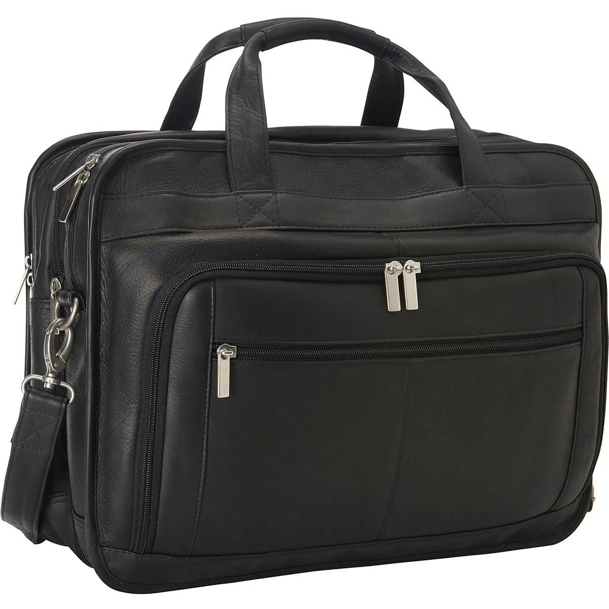 LeDonne Leather Oversized Laptop Briefcase