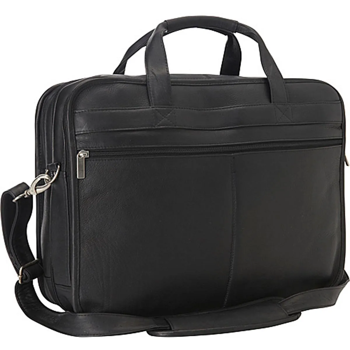 LeDonne Leather Oversized Laptop Briefcase