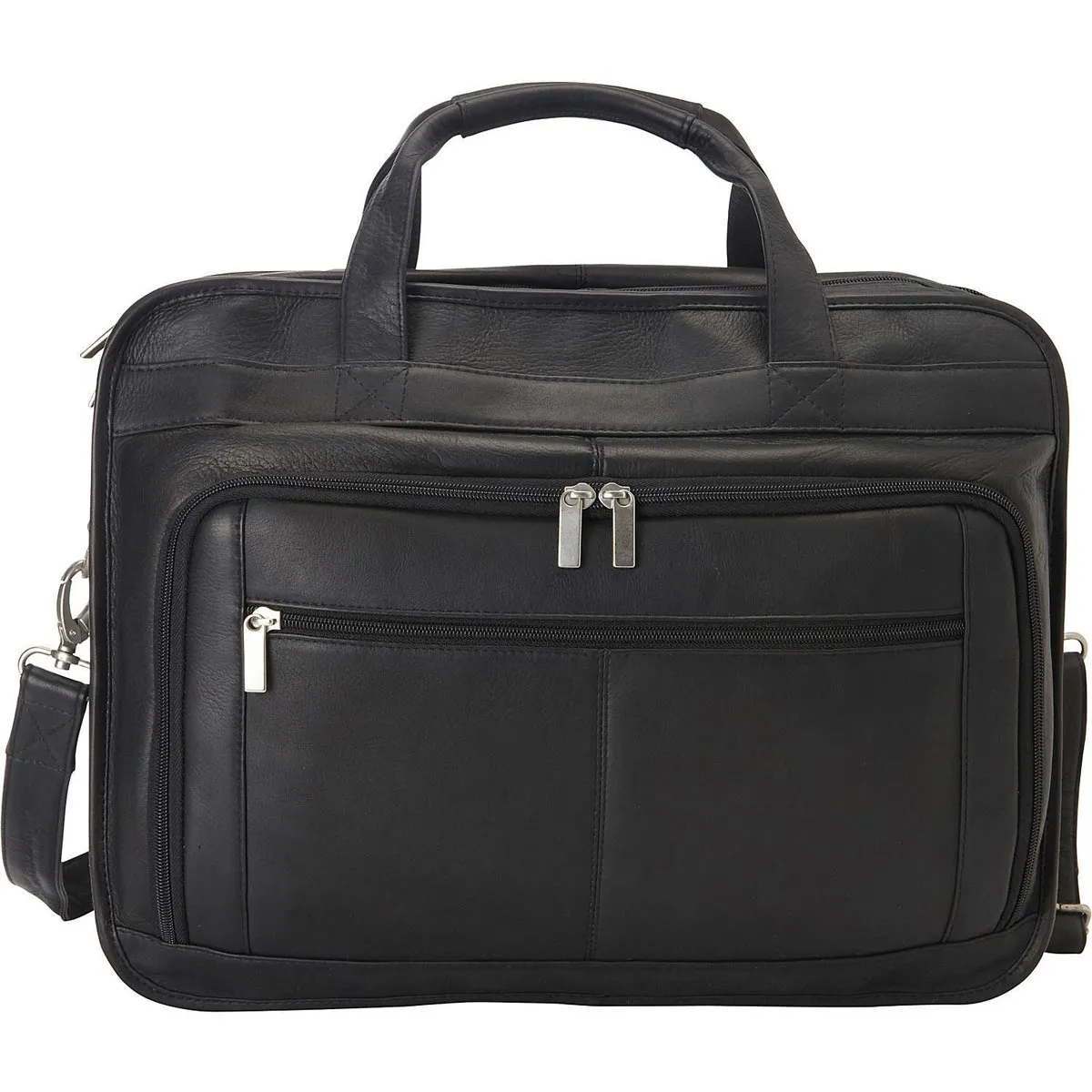 LeDonne Leather Oversized Laptop Briefcase