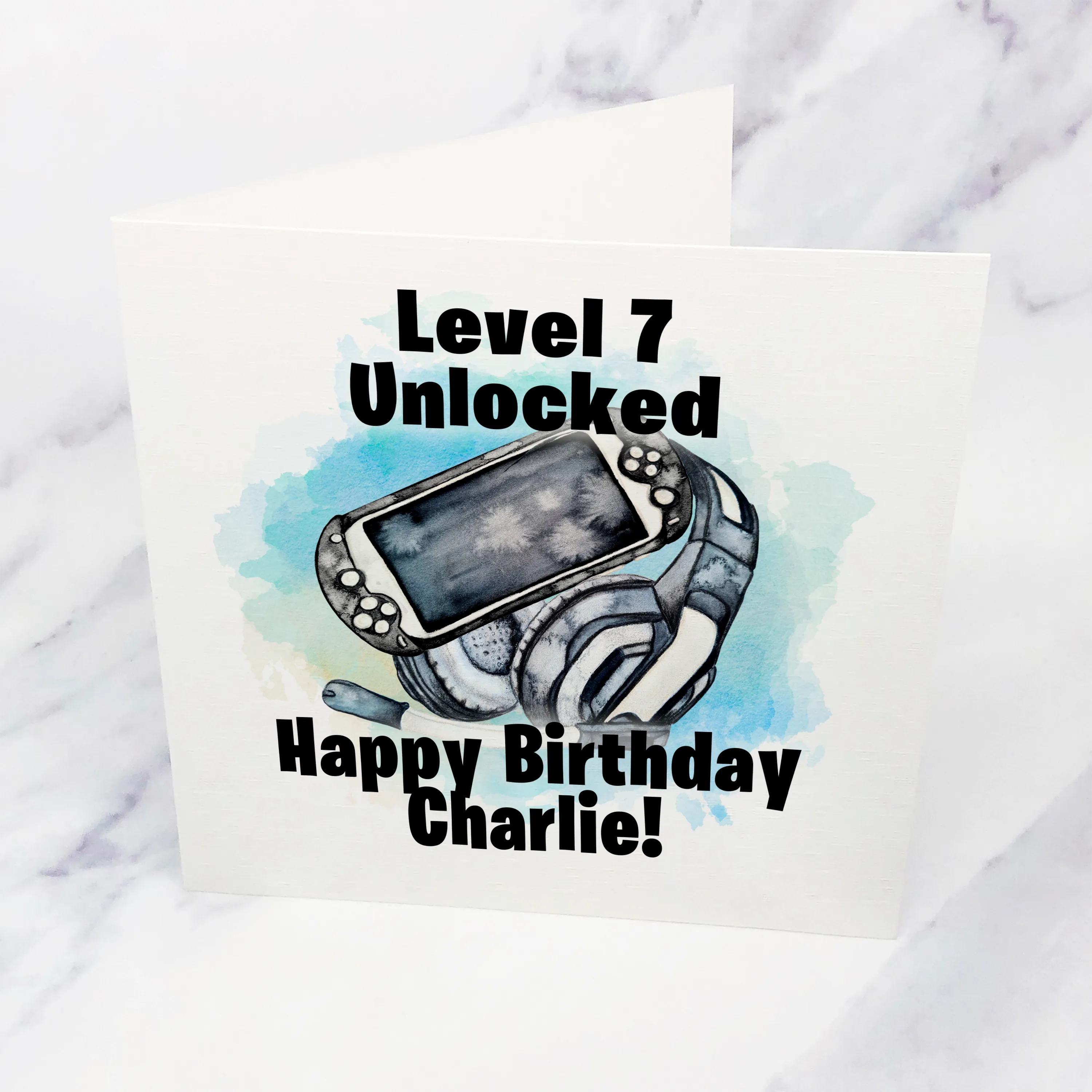 Level Unlocked Gamer Birthday Card