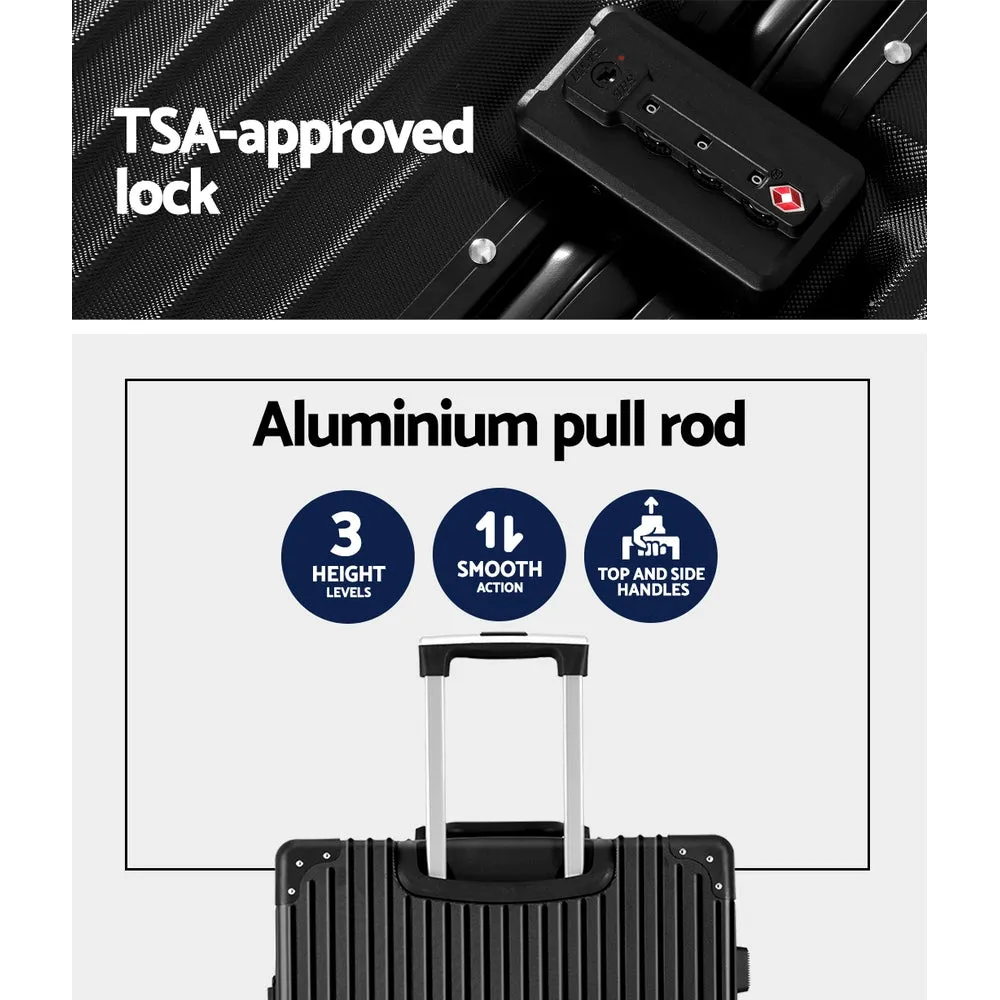 Lightweight 28" TSA Hard Case Luggage Trolley Set - Wanderlite