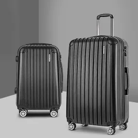 Lightweight Hard-Shell 2pcs Luggage Set with TSA Locks - Wanderlite