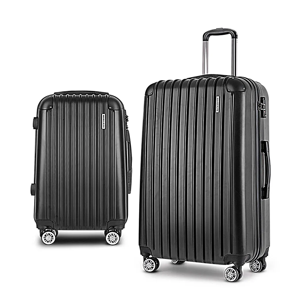 Lightweight Hard-Shell 2pcs Luggage Set with TSA Locks - Wanderlite