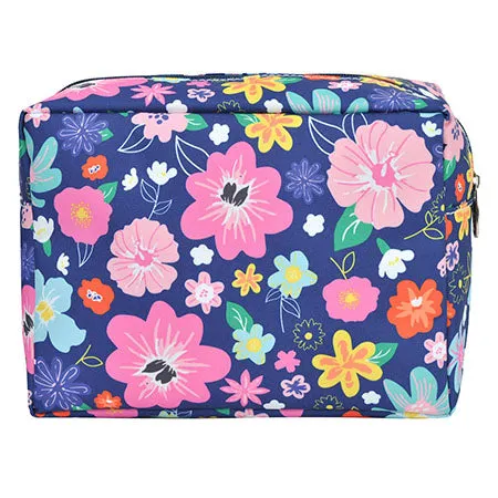 Lilac Floral NGIL Large Cosmetic Travel Pouch