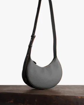 Lola Crossbody Bag | Black Pebble