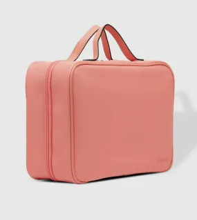 Louenhide Emma Hanging Toiletry Case Peach