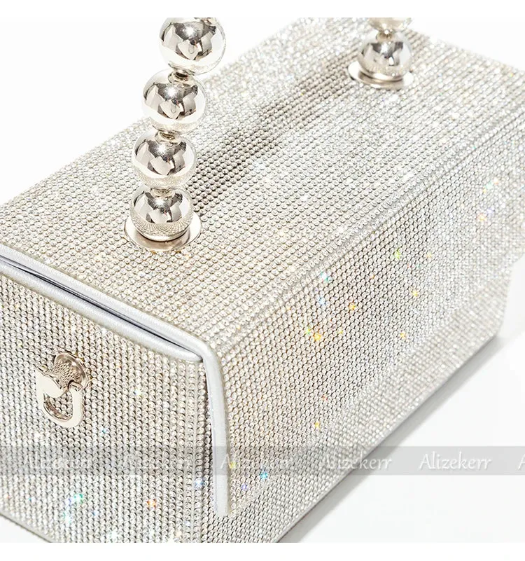 Luxury Crystal Evening Clutch – Shiny Rhinestone Wedding Purse