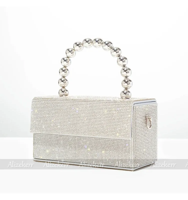 Luxury Crystal Evening Clutch – Shiny Rhinestone Wedding Purse