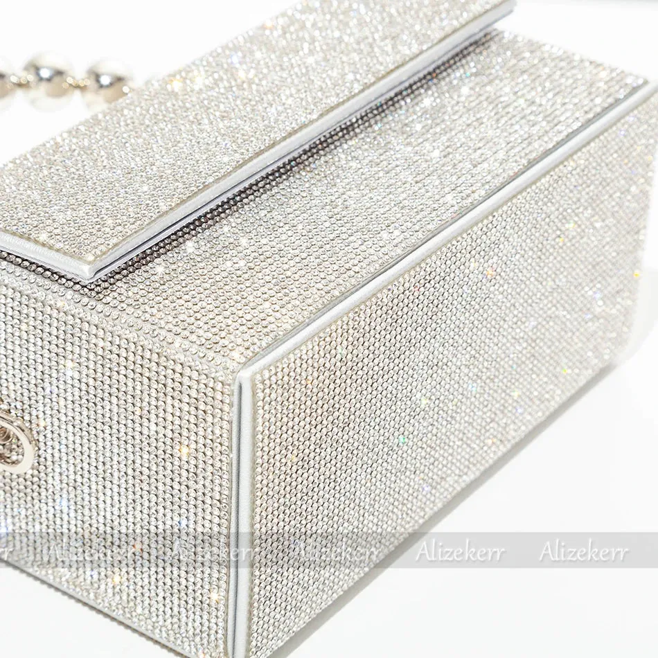 Luxury Crystal Evening Clutch – Shiny Rhinestone Wedding Purse