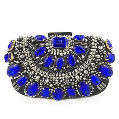 Luxy Moon Crystal Evening Clutch Bags Rhinestone