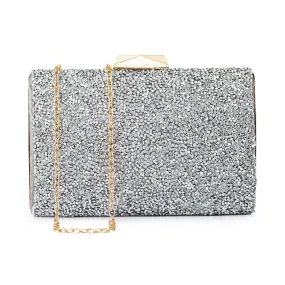 Luxy Moon Wedding Clutch Purse Sequin Evening Bag Party Handbag