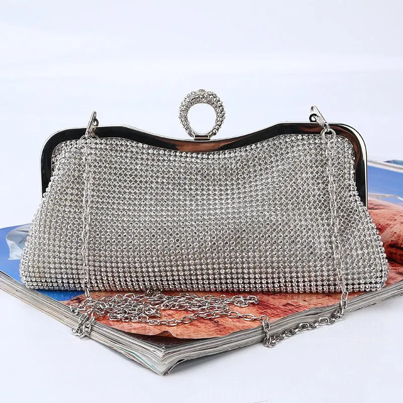 Luxy Moon Women Evening Clutch Bag Wedding Shiny Handbags