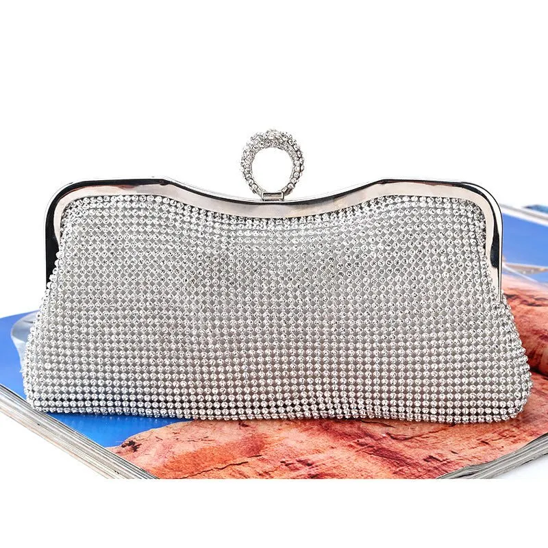 Luxy Moon Women Evening Clutch Bag Wedding Shiny Handbags