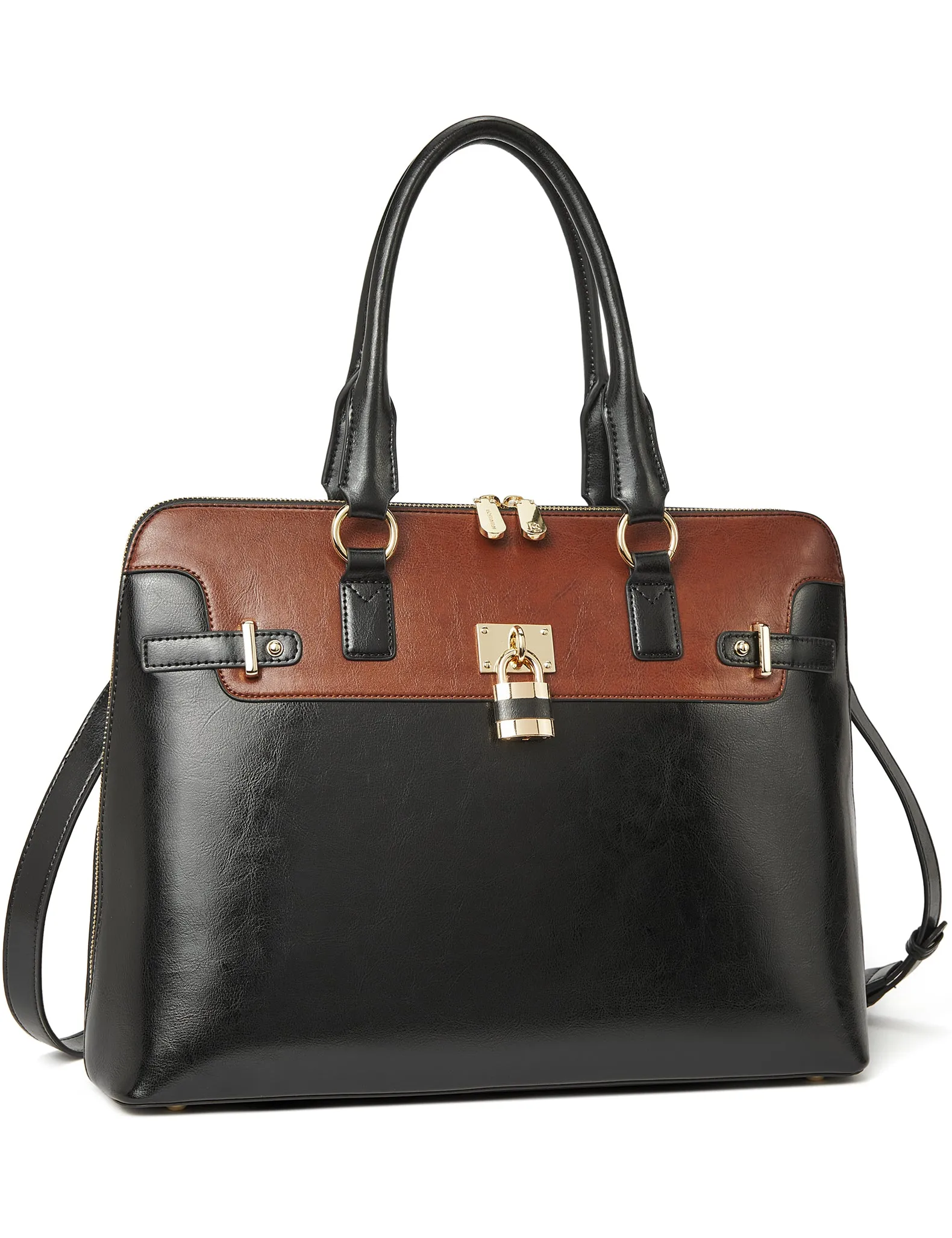 Machk Vintage Style Leather Briefcase — Ultimate Elegance