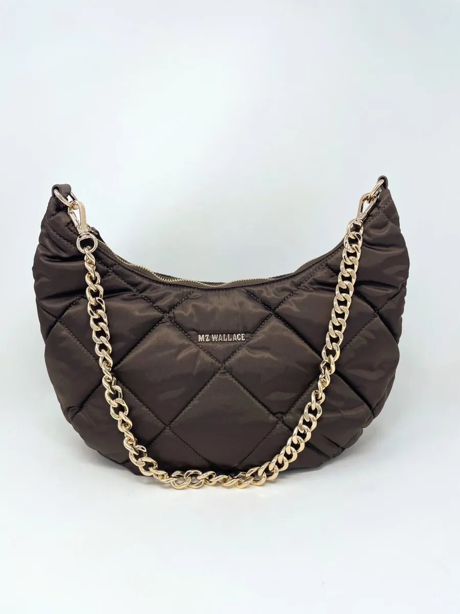 Madison Shoulder Bag II in Walnut