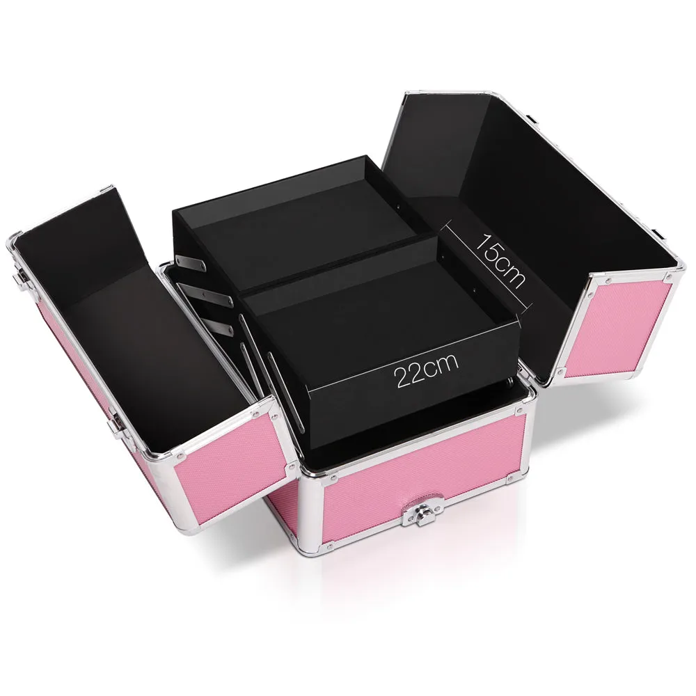 Makeup Case Beauty Cosmetic Organiser Travel Portable Box Troley Vanity