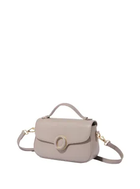 Makoto Leather Bag, Gray