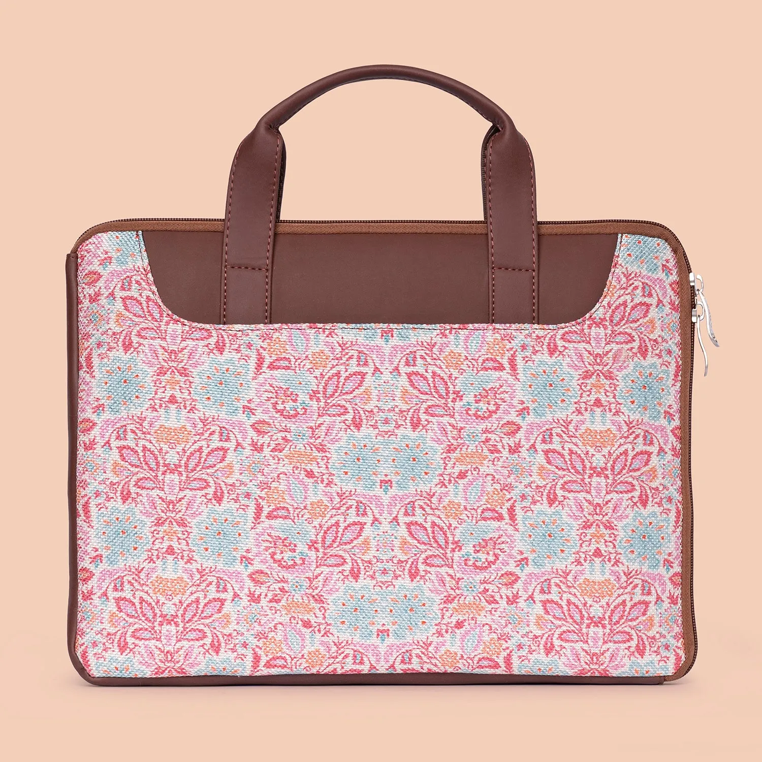 Mangalore Blossoms L-Zippered Laptop Sleeve