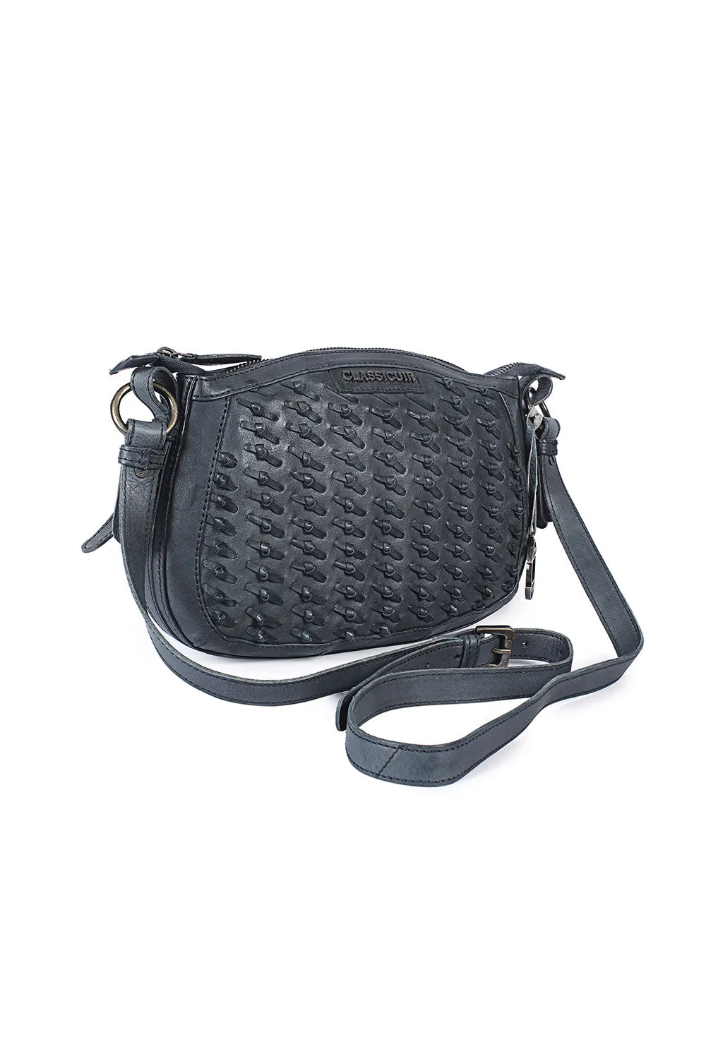 Marseille Knotted Weave Crossbody Bag