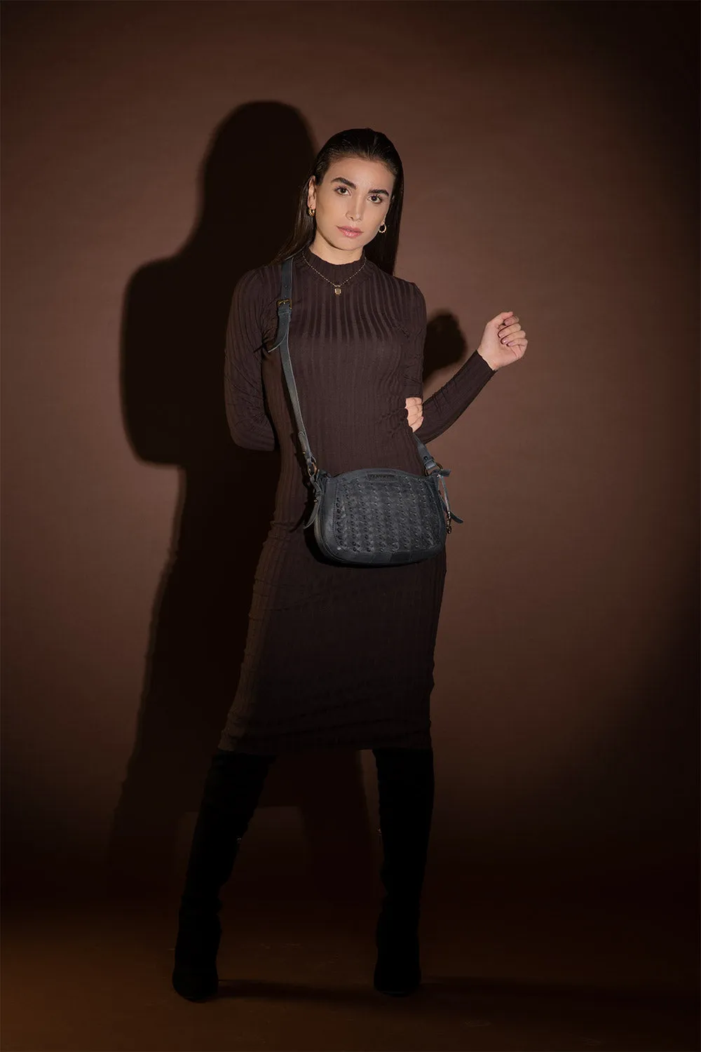 Marseille Knotted Weave Crossbody Bag