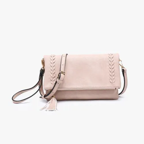 Mauve Isadora Tassel Crossbody