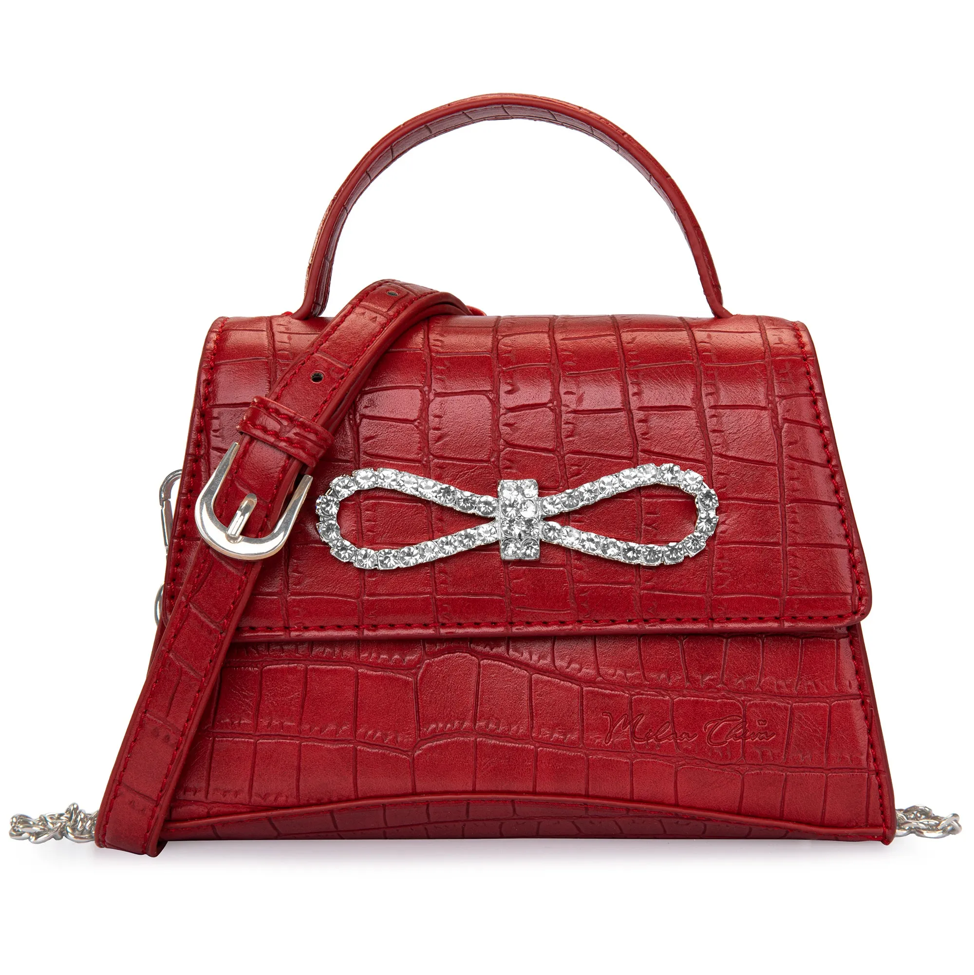 MC-1004 Milan Chiva Crocodile Crossbody Bag