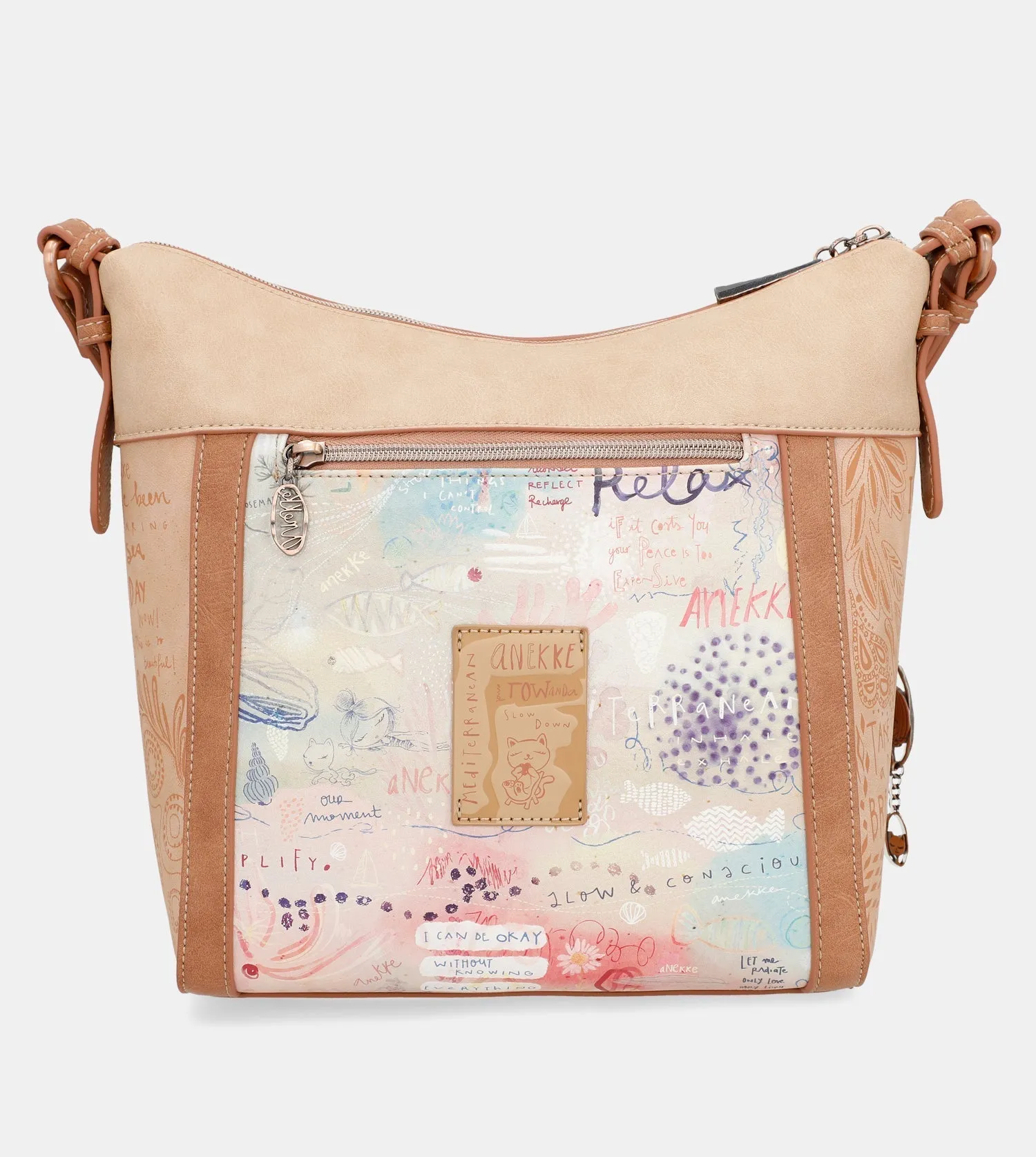 Mediterranean crossbody bag with handle