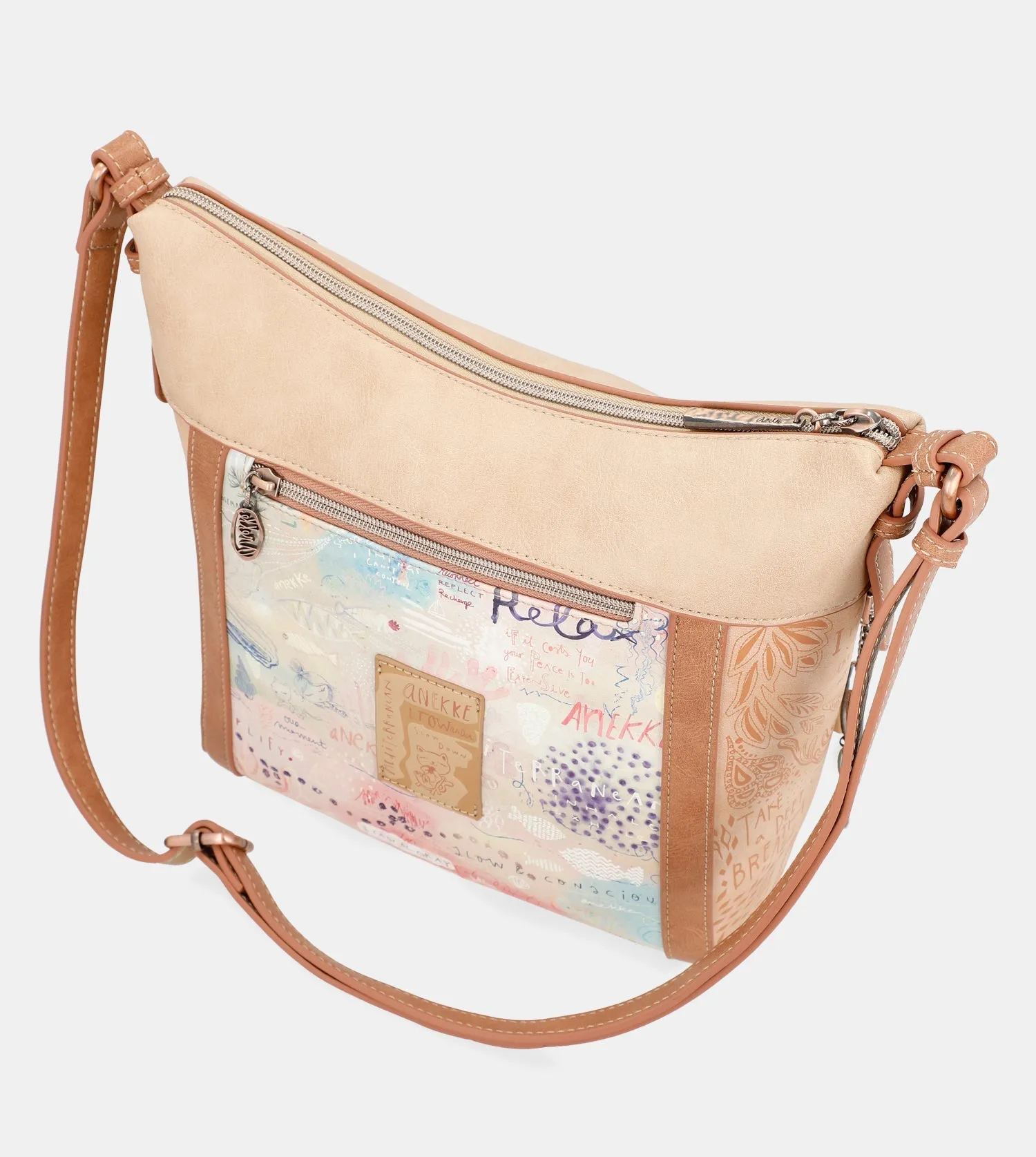 Mediterranean crossbody bag with handle