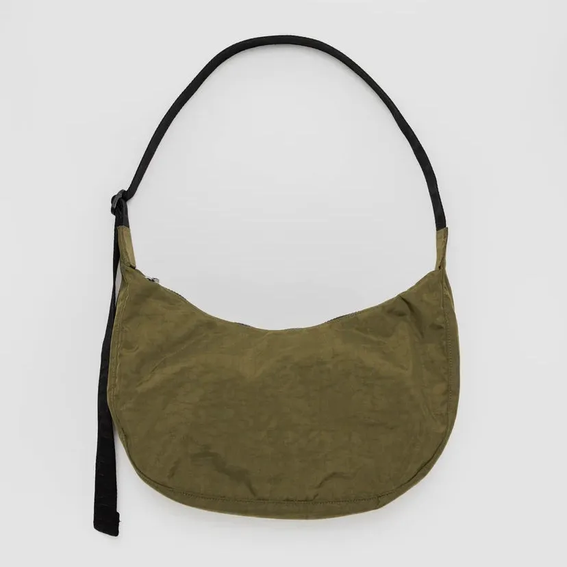 Medium Nylon Crescent Bag