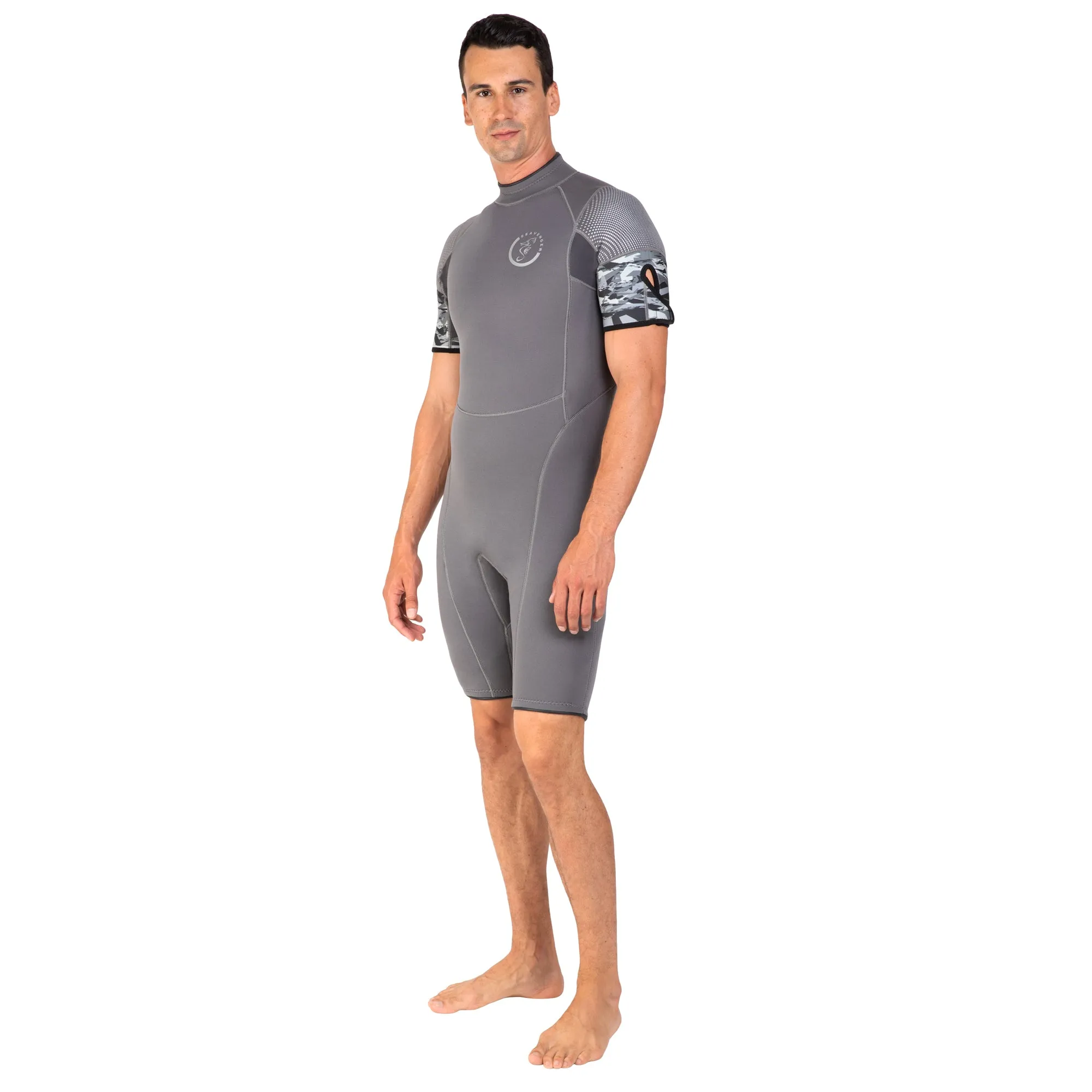 Men's 3mm Explorer Shorty Wetsuit - Camo