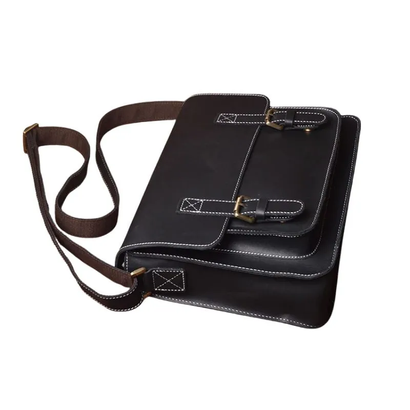 Men's Genuine Leather Crossbody Classic Cambridge Bag