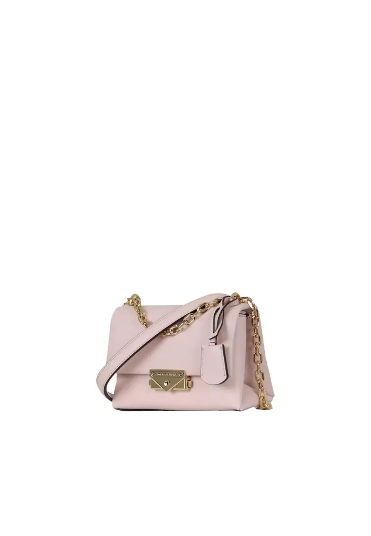 Michael Kors Cece Small Shoulder Bag Faux Leather In Powder Blush 35F2G0EC5O