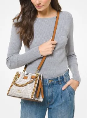 Mina Small Logo Crossbody Bag