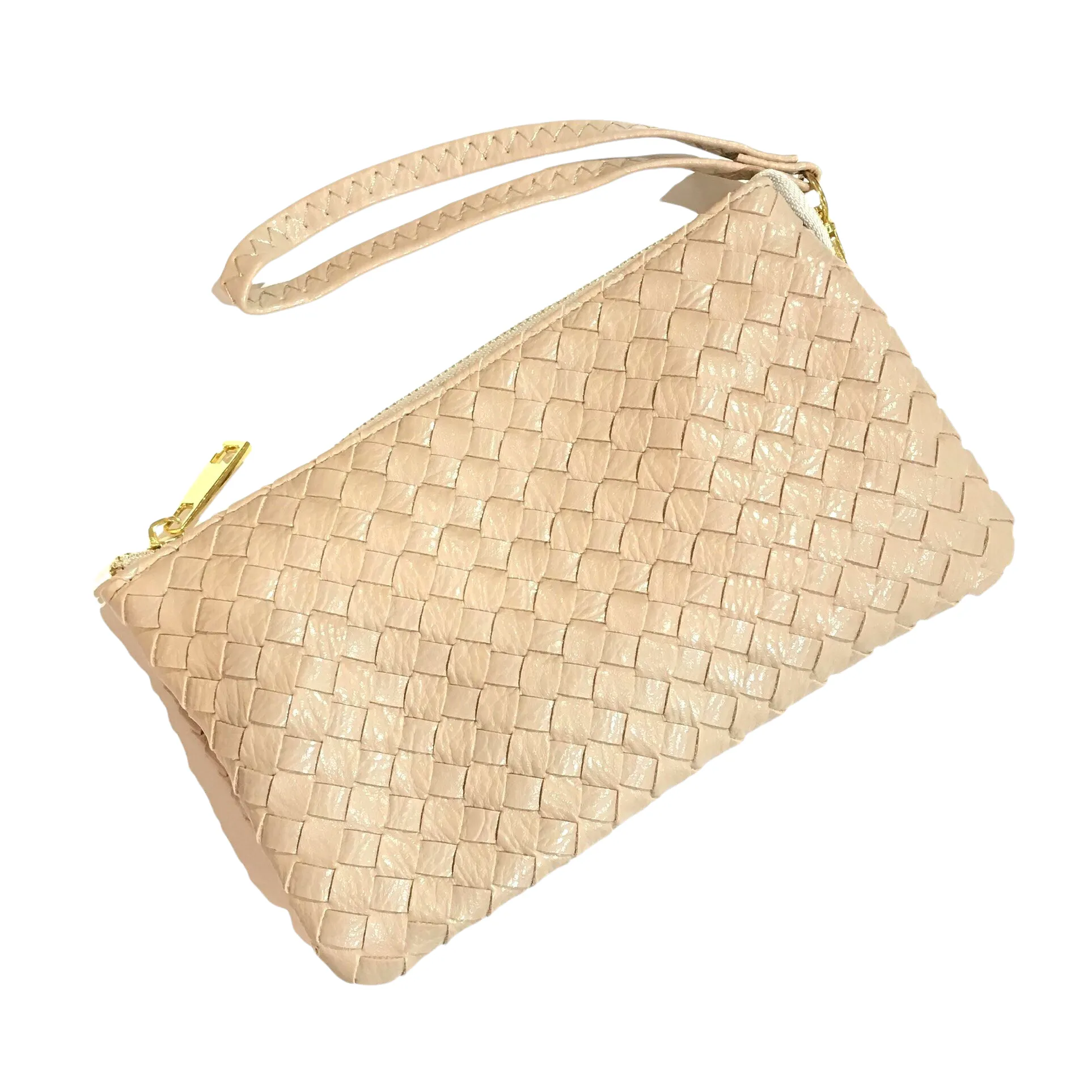 Molly Basket Woven Wallet Clutch Crossbody Handbag