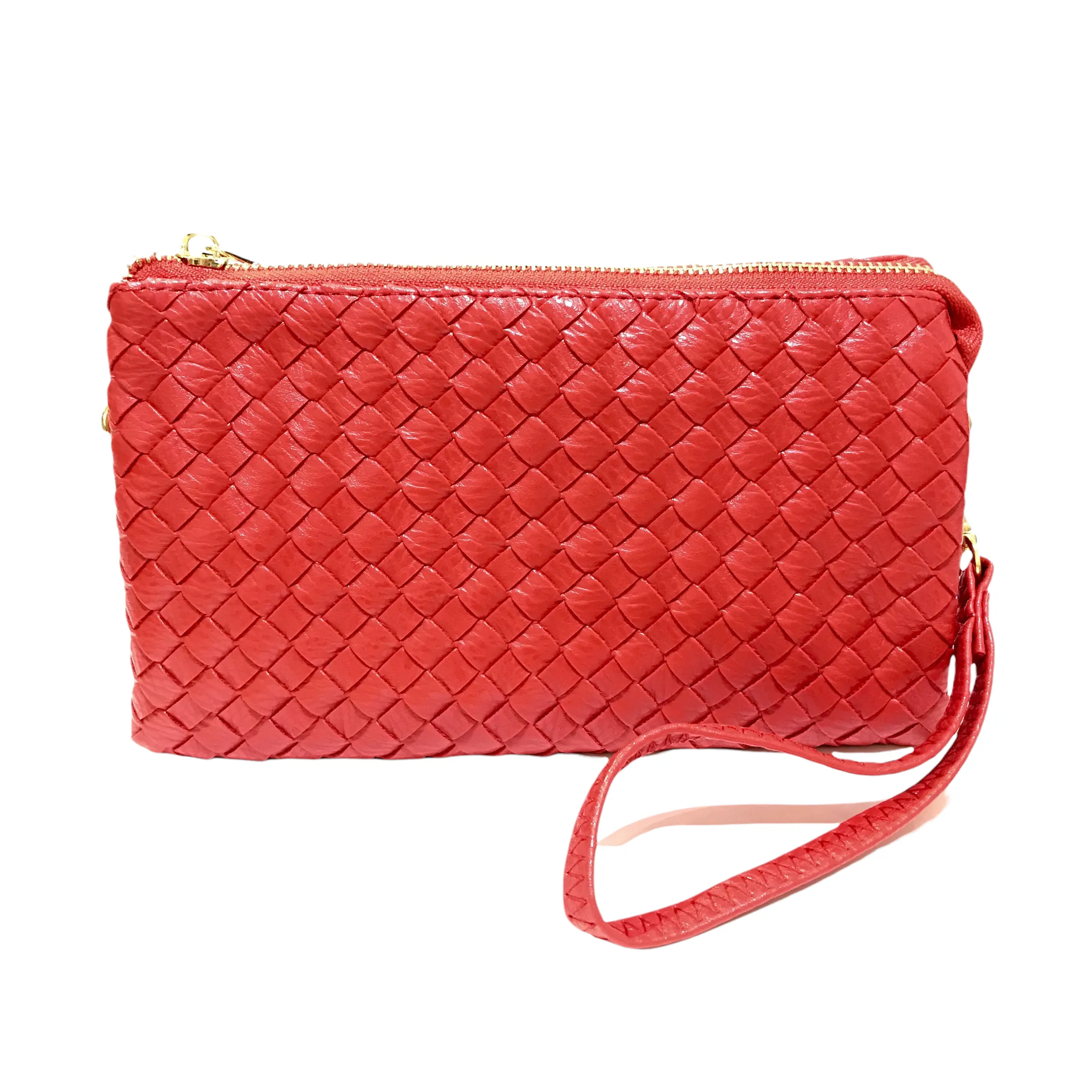 Molly Basket Woven Wallet Clutch Crossbody Handbag