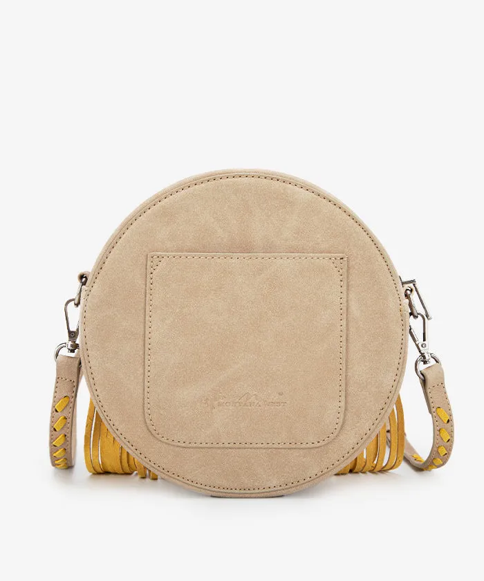 Montana West Circle Fringe Crossbody Purse