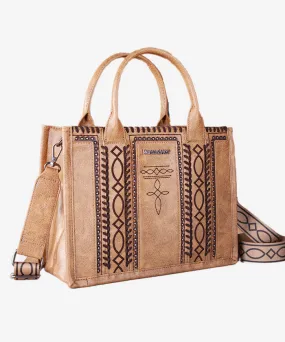 Montana West Whipstitich Crossbody Tote Bag