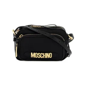 Moschino mini shoulder bag with metal logo