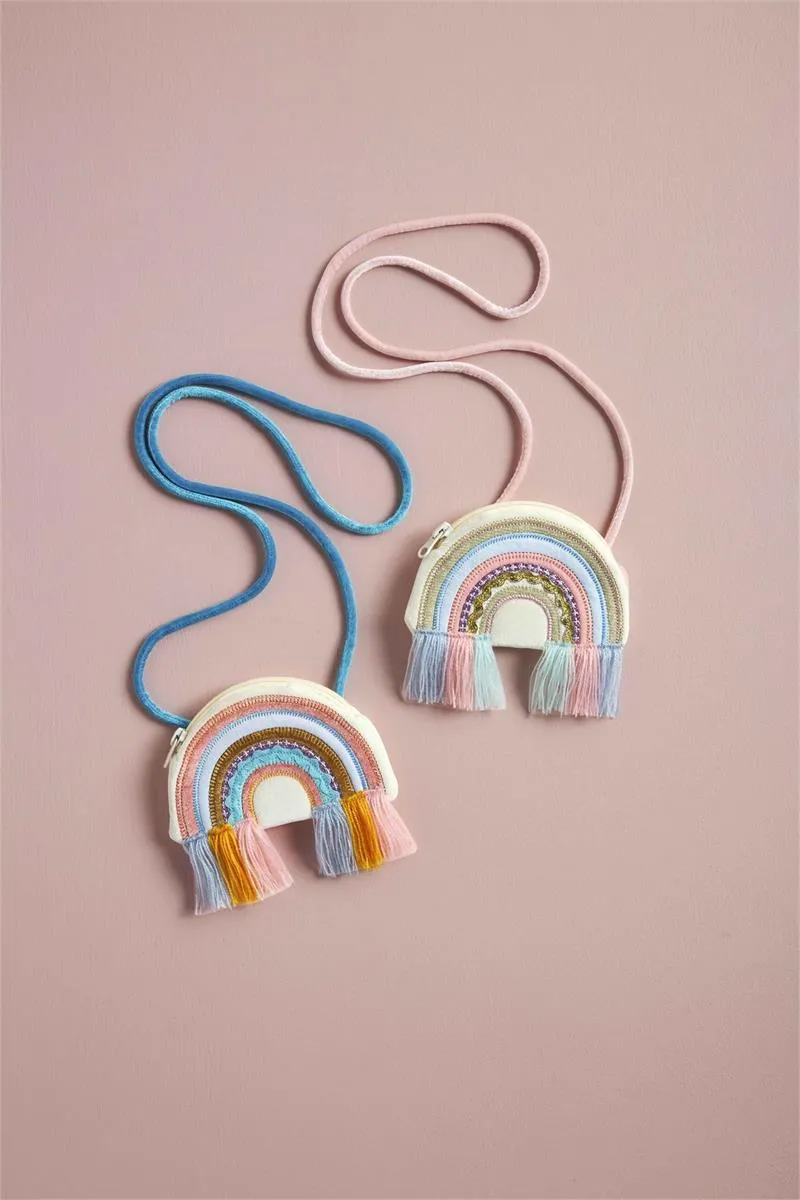 Mud Pie Rainbow Purse