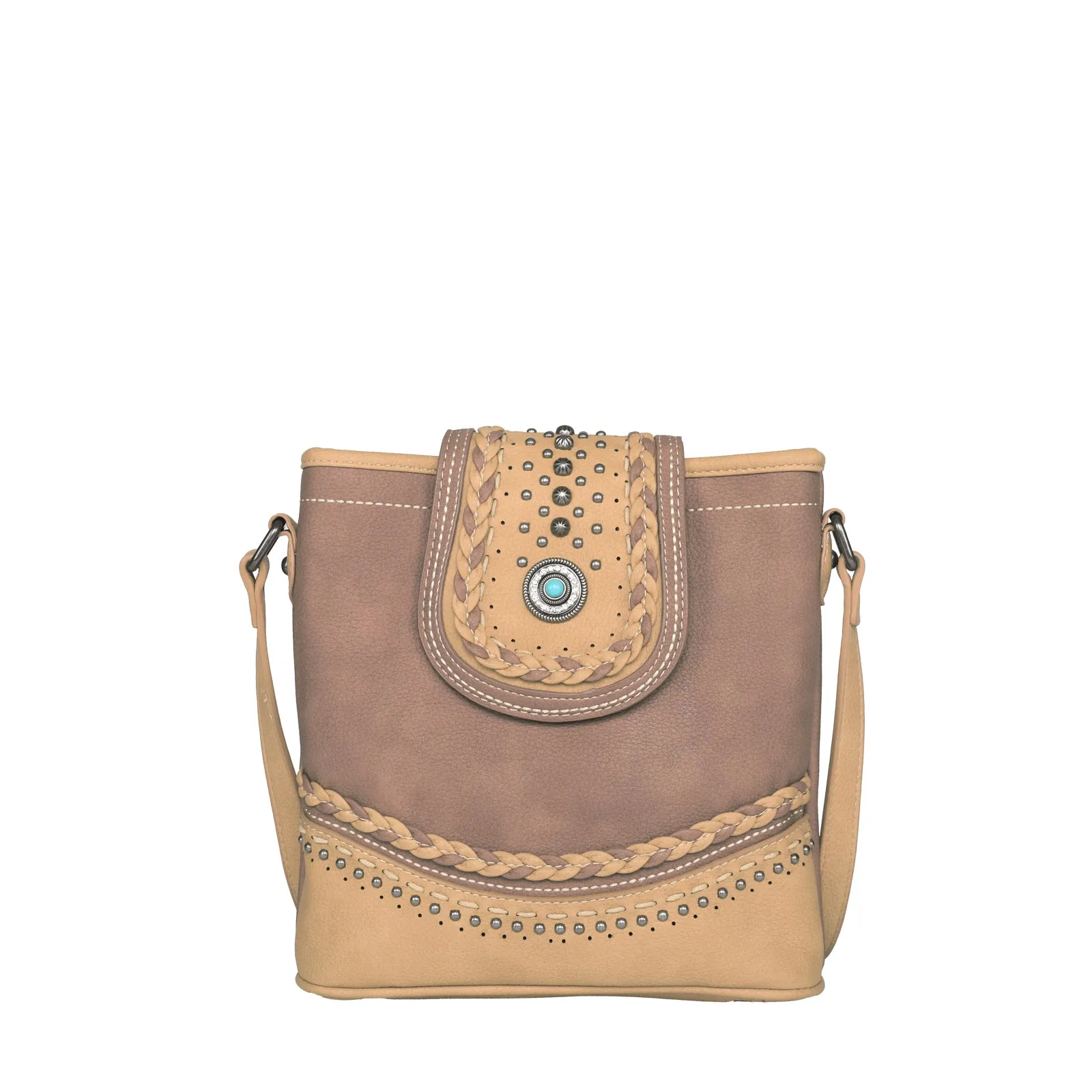 MW1107G-9360 Montana West Concho Collection Concealed Carry Crossbody