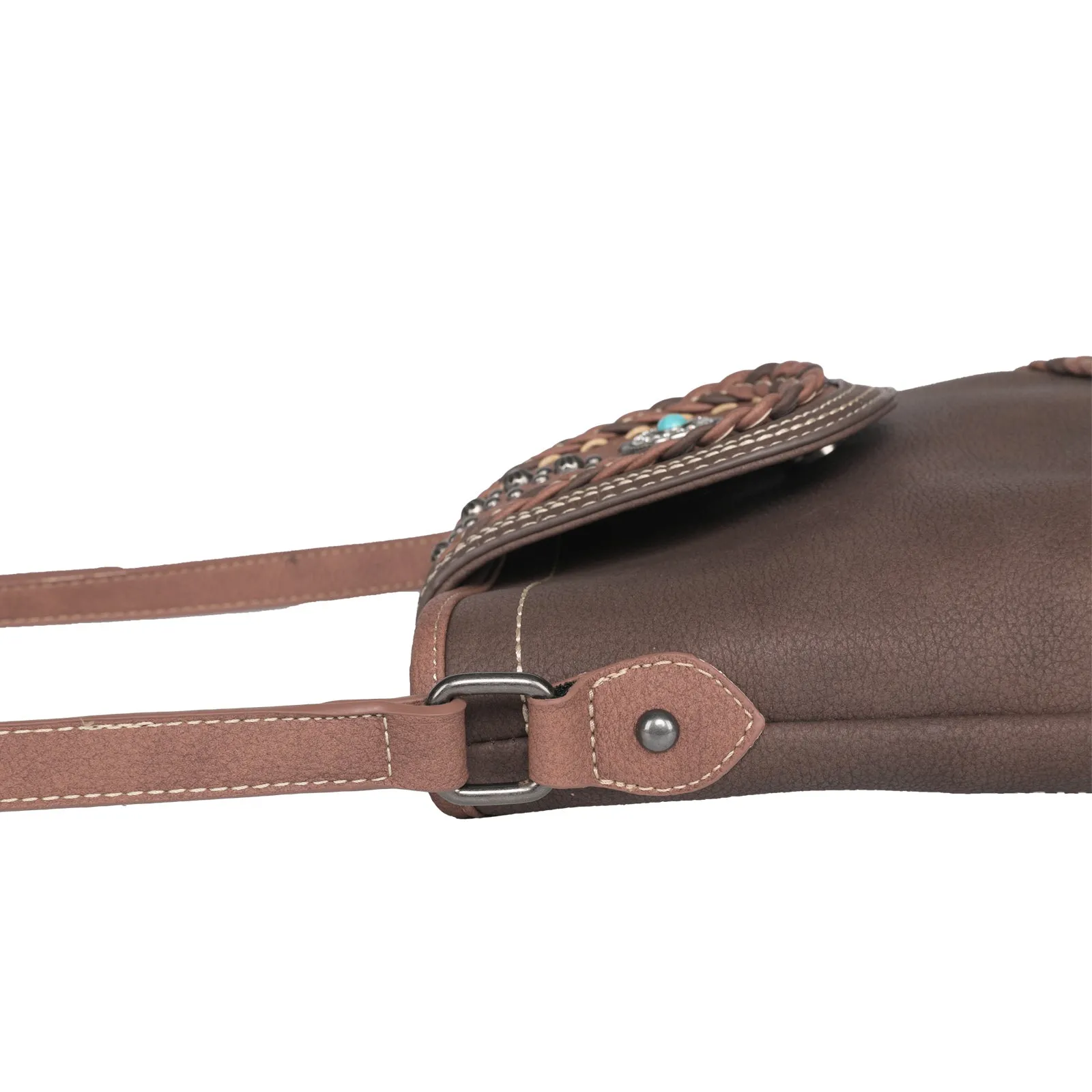 MW1107G-9360 Montana West Concho Collection Concealed Carry Crossbody