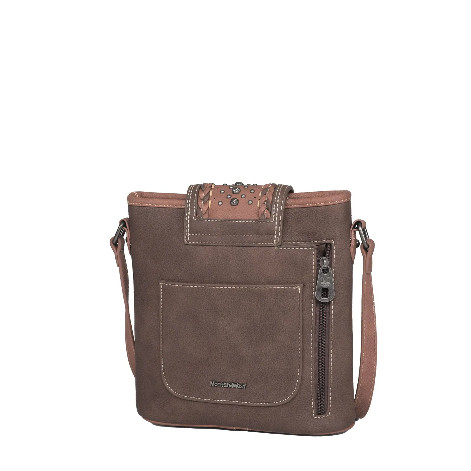 MW1107G-9360 Montana West Concho Collection Concealed Carry Crossbody