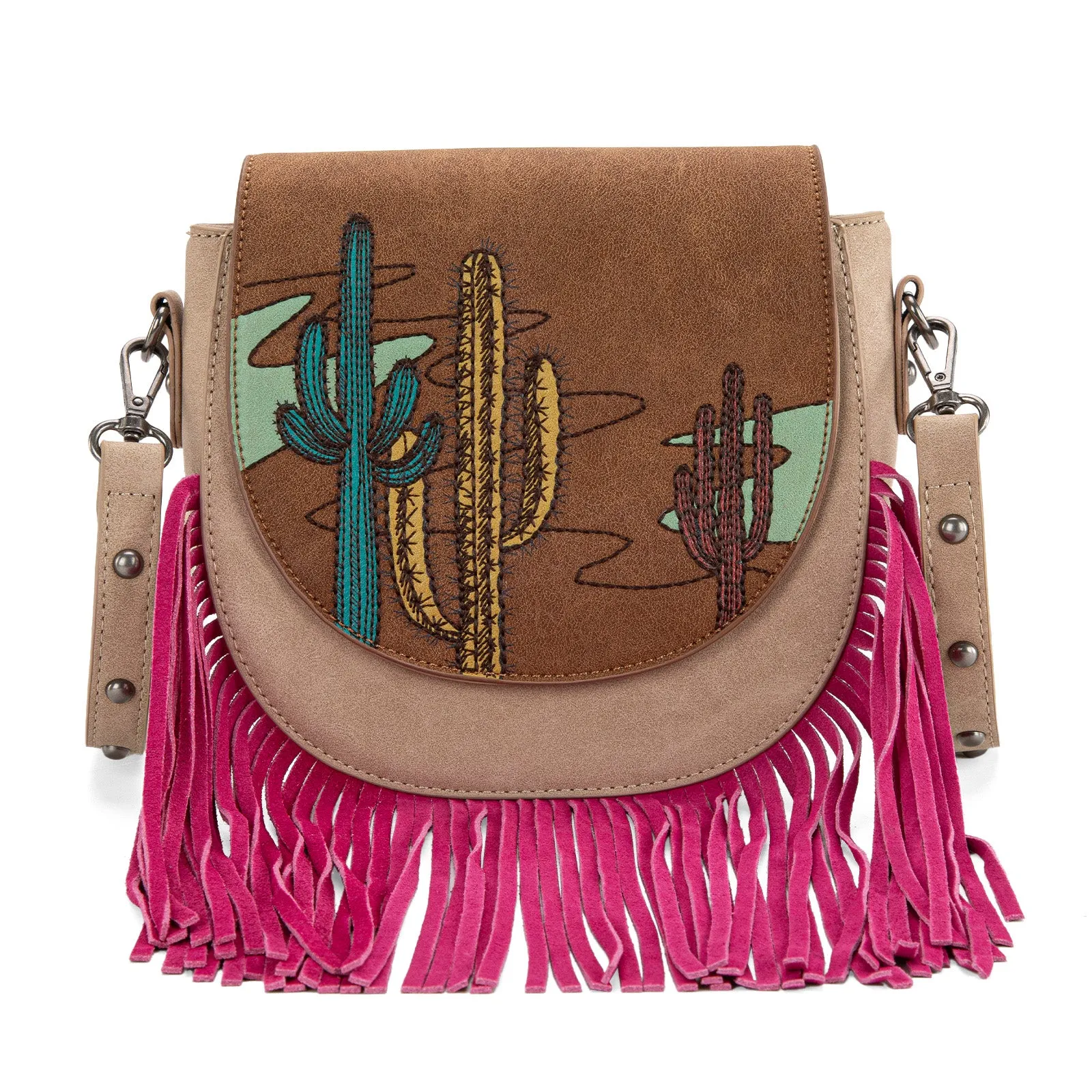 MW1309-8360  Montana West Embroidered Collection Crossbody Bag