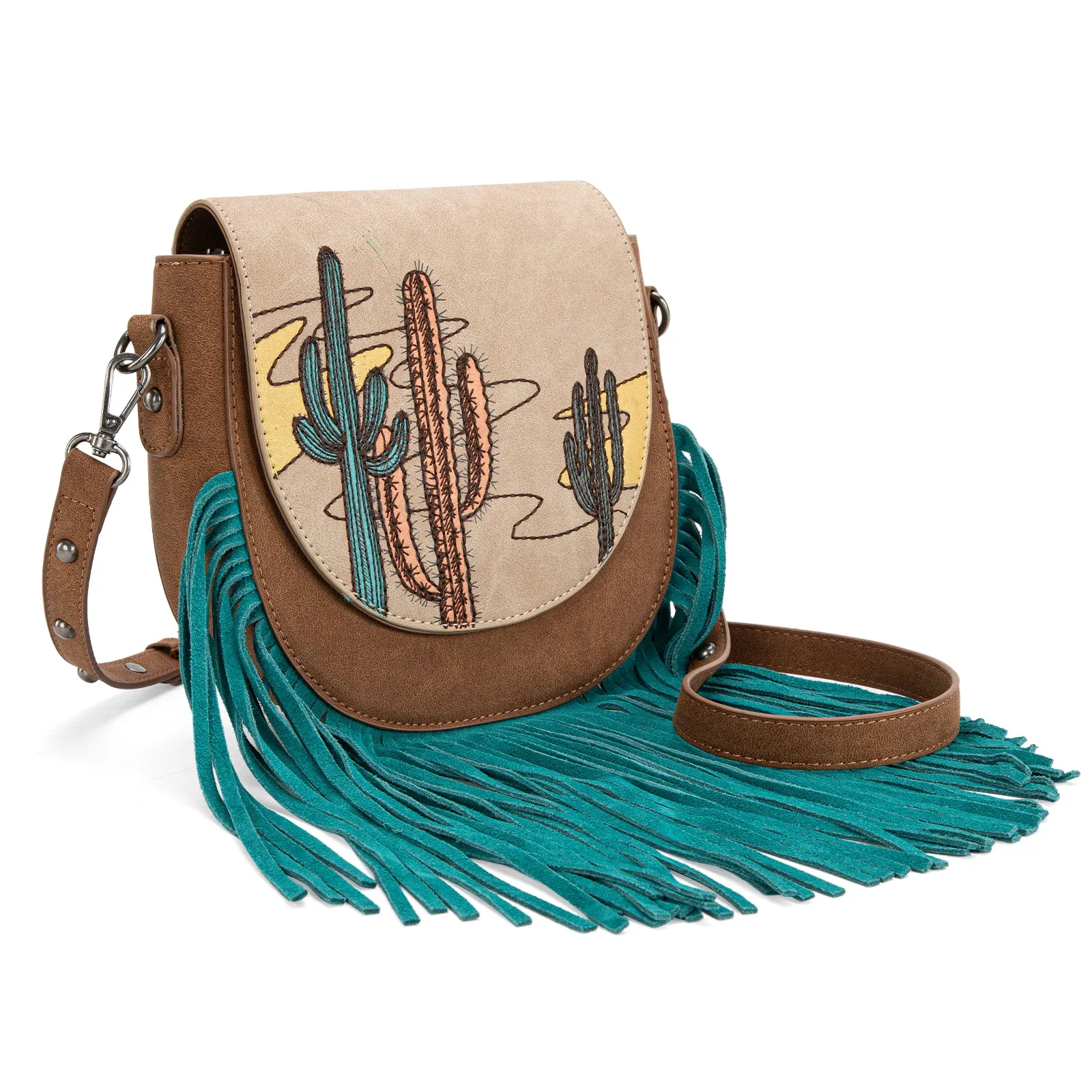 MW1309-8360  Montana West Embroidered Collection Crossbody Bag